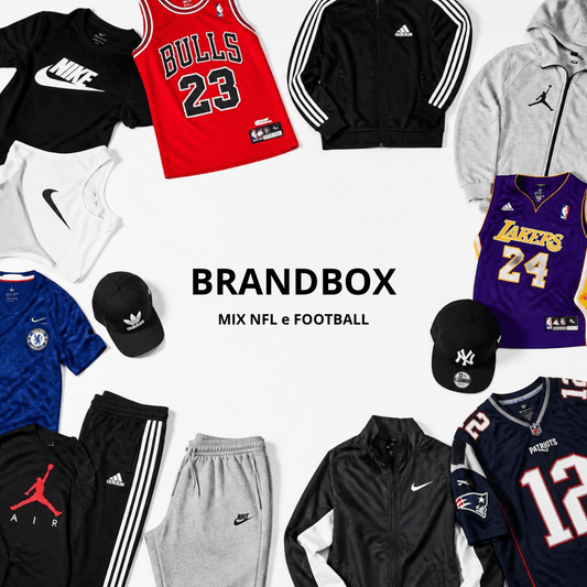 Brand box - Mix NFL e FOOTBALL - Generazione Vintage