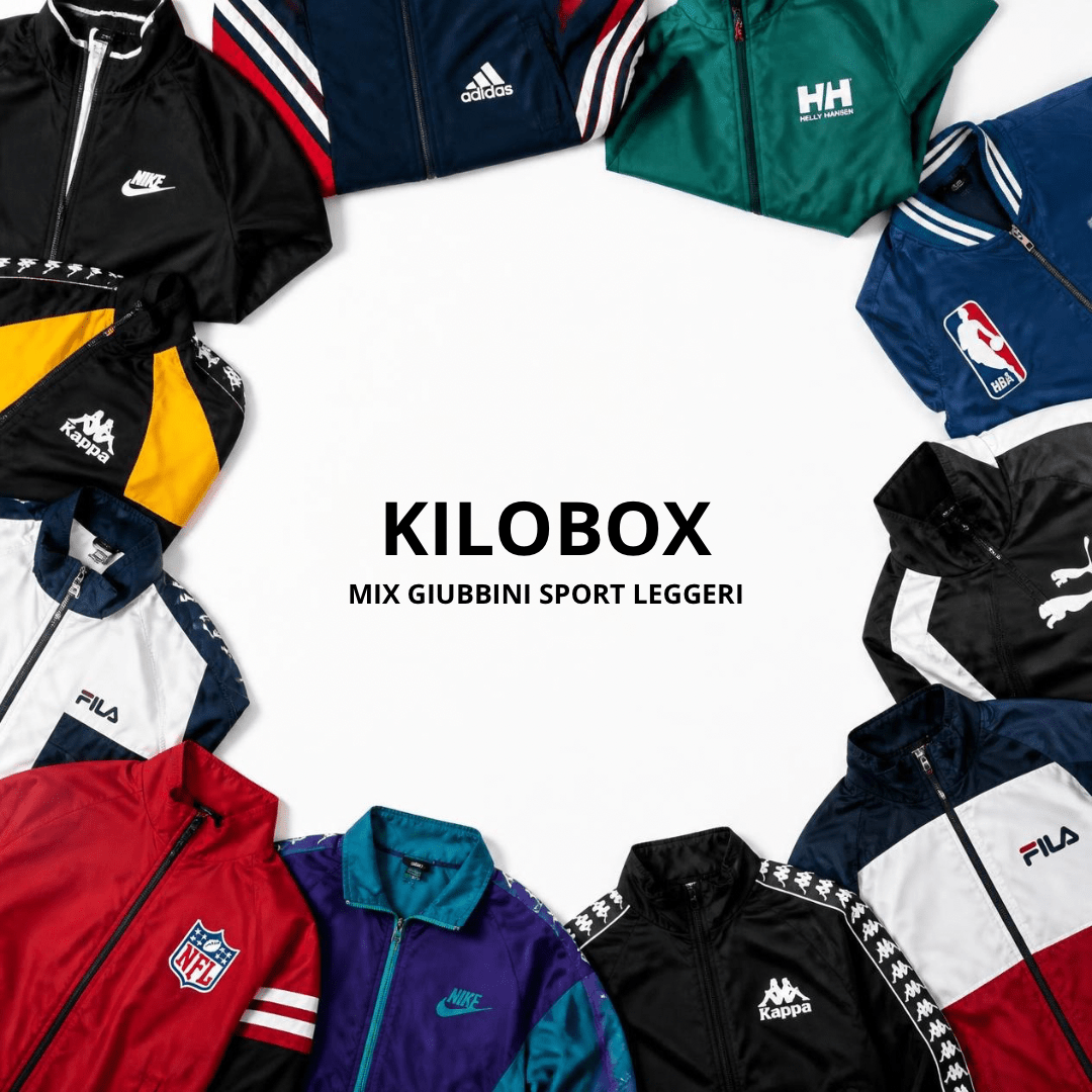 Kilo box - Mix Giubbini Sport Leggeri - Generazione Vintage