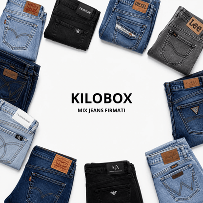 Kilo box - Mix Jeans Firmati - Generazione Vintage