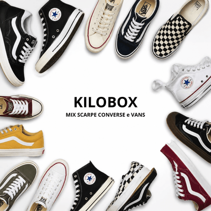 Kilo box - Mix Scarpe Converse e Vans - Generazione Vintage