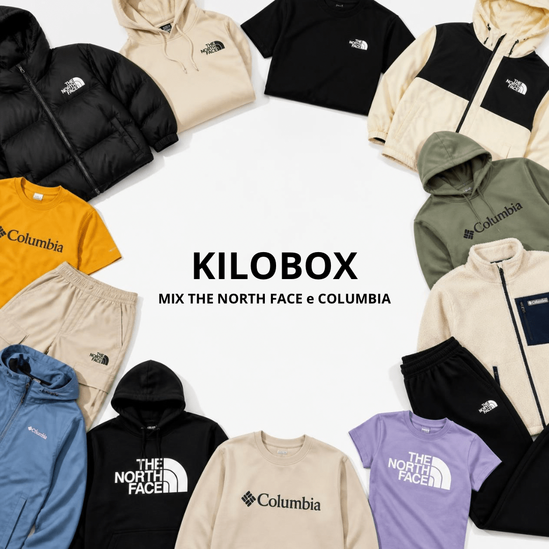 Kilo box - Mix The North Face e Columbia - Generazione Vintage