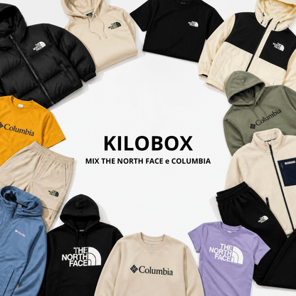 Kilo box - Mix The North Face e Columbia - Generazione Vintage